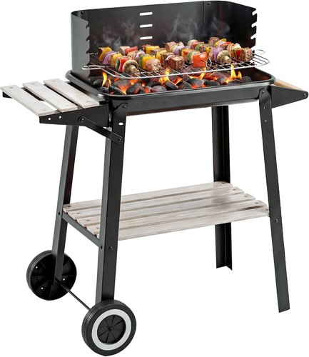 Trolley charcoal bbq barbecue - trolley,