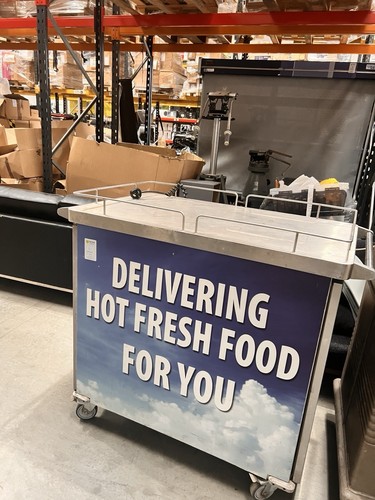 Hot food trolley and - trolley,